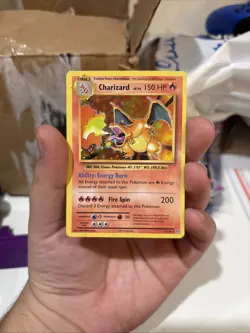 Pokemon TCG XY Evolutions Charizard 11/108 2016 Reverse Holo Rare - Image 1
