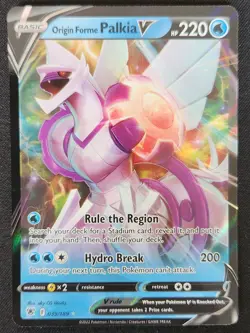 Origin Forme Palkia V 039/189 Astral Radiance Ultra Rare Holo Pokemon 2022 NM - Image 1