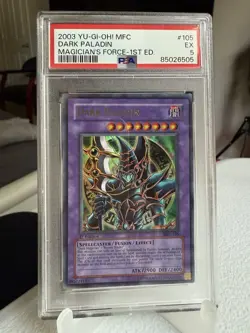 Yu-Gi-Oh! TCG Dark Paladin Magician's Force MFC-105 1st Edition Ultra Rare - Image 1