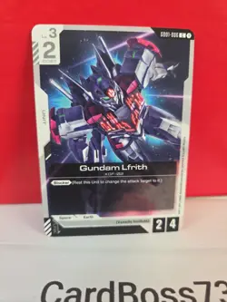 Gundam LfrithGundam Card Game . Newtype Rising Common . GD01-086 - Image 3
