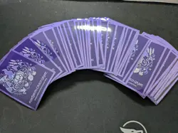 x51 Chandelure Pokemon Center Original Card Sleeves - Used - May need flattening - Image 1