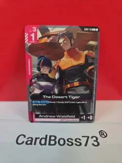 The Desert TigerGundam Card Game . Newtype Rising Uncommon. GD01-113 - Image 1