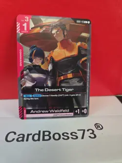 The Desert TigerGundam Card Game . Newtype Rising Uncommon. GD01-113 - Image 2