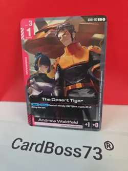 The Desert TigerGundam Card Game . Newtype Rising Uncommon. GD01-113 - Image 3