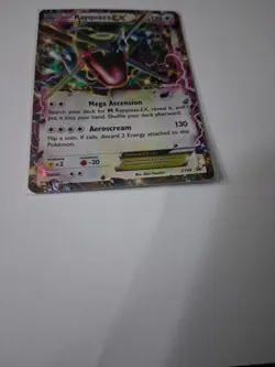 Rayquaza EX XY69 Shiny Holo Card XY Promo DMGed - Image 2