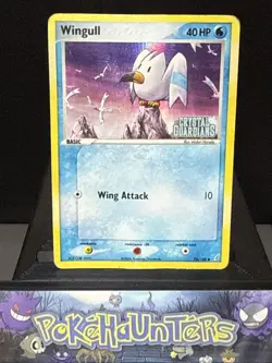 Pokemon Card Wingull 70/100 STAMPED Reverse Holo EX Crystal Guardians Played - Image 1