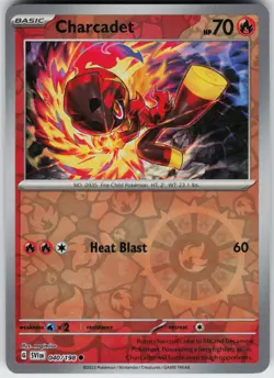 Pokemon Charcadet 040/198 SV01: Scarlet & Violet Base Set NM Reverse Holo card - Image 1