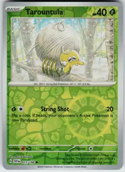 Pokemon Tarountula 017/198 SV01: Scarlet & Violet Base Set NM Reverse Holo card - Image 1