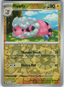 Pokemon Flaaffy 067/198 SV01: Scarlet & Violet Base Set NM Reverse Holo card - Image 1