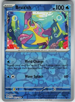 Pokemon Bruxish 051/198 SV01: Scarlet & Violet Base Set NM Reverse Holo card - Image 1