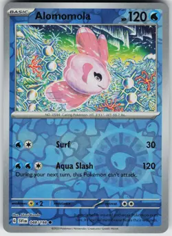 Pokemon Alomomola 048/198 SV01: Scarlet & Violet Base Set NM Reverse Holo card - Image 1