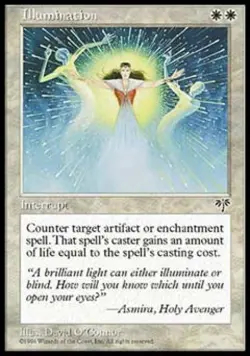 Illumination - Medium Play MTG Mirage - Image 1