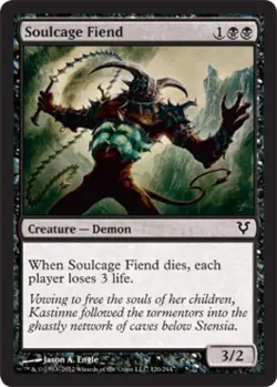 Soulcage Fiend - Light Play MTG Avacyn Restored - Image 1