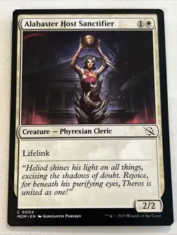 Alabaster Host Sanctifier (C) MTG March Of The Machines MOM - Image 1
