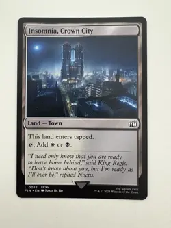 Insomnia Crown City MTG Magic the Gathering Card NM Near Mint FIN - Image 1