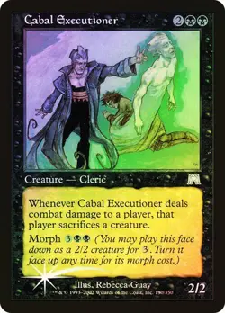 Onslaught MTG FOIL Cabal Executioner Magic - Image 1