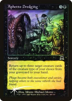 Onslaught MTG FOIL Aphetto Dredging Magic - Image 1