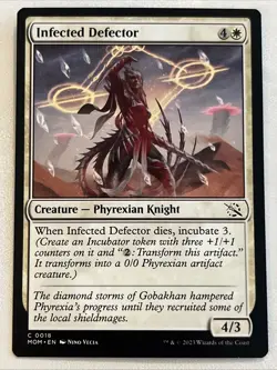 Infected Defector (C) MTG March Of The Machines MOM - Image 1