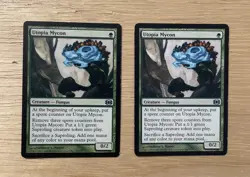 VINTAGE MTG X2 Utopia Mycon Future Sight Magic The Gathering Card Antony Waters - Image 1