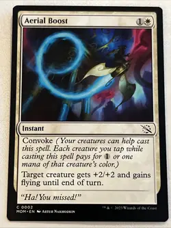 Aerial Boost (C) MTG March Of The Machines MOM - Image 1