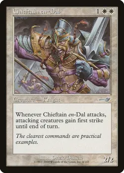 MTG Nemesis --- CHIEFTAIN EN-DAL --- Uncommon! NM! Magic the Gathering! - Image 1