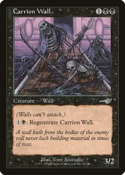 MTG Nemesis --- CARRION WALL --- Uncommon! NM! Magic the Gathering! - Image 1