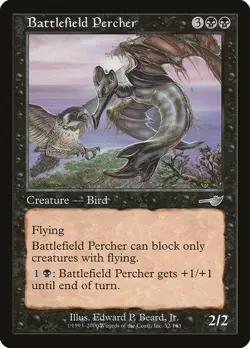 MTG Nemesis --- BATTLEFIELD PERCHER --- Uncommon! NM! Magic the Gathering! - Image 1