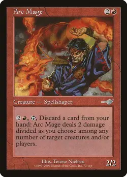 MTG Nemesis --- ARC MAGE --- Uncommon! NM! Magic the Gathering! - Image 1