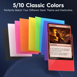 500ct Trading Card Sleeve Perfect Fit MTG Sleeves Sports 500, 5 Colors - Image 5
