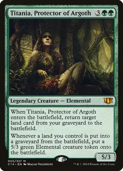 MTG - Titania, Protector of Argoth - Commander 2014 - Magic the Gathering - Image 1