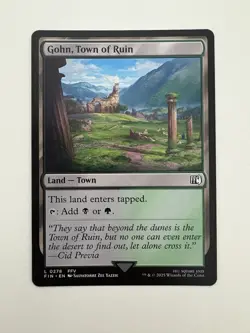 Gohn Town of Ruin MTG Magic the Gathering Card NM Near Mint FIN - Image 1