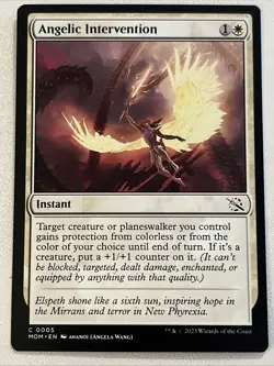 Angelic Intervention (C) MTG March Of The Machines MOM - Image 1