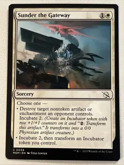 Sunder the Gateway (C) MTG March Of The Machines MOM - Image 1