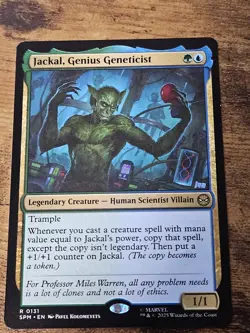 Jackal, Genius Geneticist - 0131 - Marvel's Spider-Man MTG - NM/M RARE - Image 1