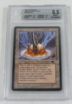 MTG ANTIQUITIES URZA'S POWER PLANT SPHERE BGS 8.5 NM-MT+ CARD 9.5/8.5/9.5/8 - Image 1