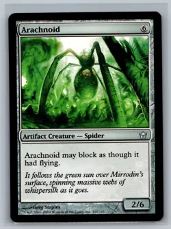 Magic The Gathering Fifth Dawn Arachnoid #102/165 MTG TCG CCG - Image 1