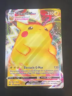 CARTE POKEMON PIKACHU VMAX 044/185 FR ULTRA EB VOLTAGE ECLATANT - NEUF - Image 1