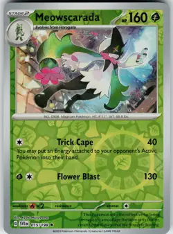 Pokemon Meowscarada - 015/198 SV01: Scarlet & Violet Base Set NM Reverse Holo ca - Image 1