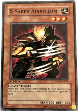 X-Saber Airbellum - 5DS2-EN019 1st Edition COMMON YuGiOh TCG Card - Image 1