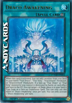 DRACO AWAKENING • (Risveglio Draco) • Ultra R • DOOD EN064 • 1Ed • Yugioh! - Image 1