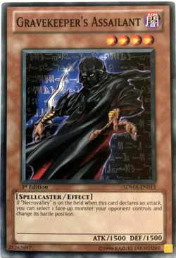Gravekeeper’s Assailant - SDMA-EN013 1st Edition YuGiOh TCG Card - Image 1