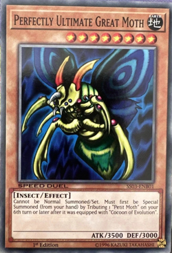Perfectly Ultimate Great Moth - SS03-ENB01 1st Edition COMMON Yugioh TCG Card - Image 1