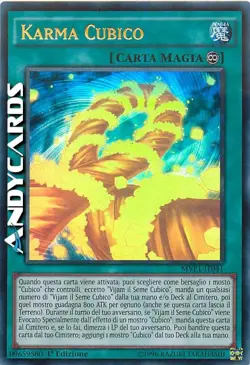 KARMA CUBICO • (Cubic Karma) • Ultra R • MVP1 IT041 • 1Ed • Yugioh! • ANDYCARDS - Image 1