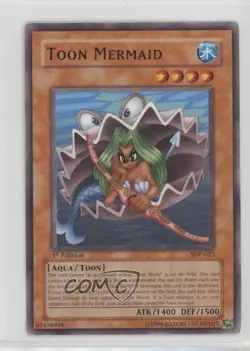 Toon Mermaid 1st Ed. YuGiOh Starter Deck Pegasus #SDP-023 2003 - Image 1