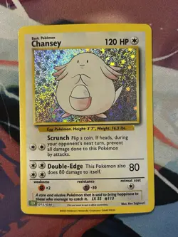 Chansey 015/034 CLV 2023 Pokemon TCG Classic English Card - Image 1