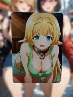 Shera L. Greenwood How Not To Summon A Demon Lord Anime Waifu Sexy Hentai Card - Image 1