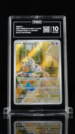 Pokemon Center Stamped Mimikyu 075 Sv: Scarlet & Violet Promo Cards Holo - Image 1