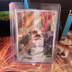 Litleo 139/132 Mega Evolutions English Pokemon Card TCG! IR - Image 1