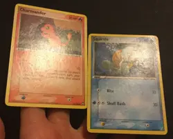 5 X Pokemon Cards Bundle Charmander Bulbasaur Squirtle Ivysaur Delta LP PL - Image 5
