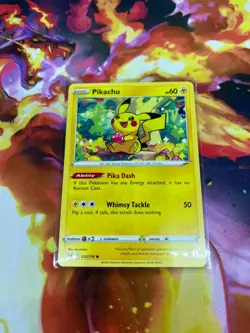 Pikachu 052/196 Swsh11: Lost Origin Regular NM-Mint Pokemon Card TCG - Image 3